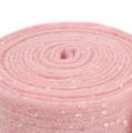 Floristik24 Filtbånd rosa med prikker 15cm 5m