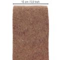 Tofarget filtbånd laget av ullfilt, 100 % ull, lilla/brun, 15 cm x 5 m | Floristik24.no
