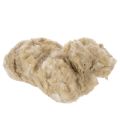 Floristik24 Naturlig beige saueull, løs, til håndverk og dekorasjon, 250 g