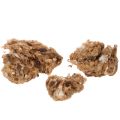 Brun melert saueull, naturlig ull, løs, til hobbyarbeid, 250 g | Floristik24.no