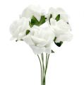 Floristik24 Skumrose Ø 3,5cm hvit 48 stk