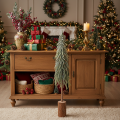 Kunstig juletre med fot, frostet, som vinterdekorasjon, 90 cm | Floristik24.no