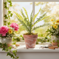 Kunstig bregnegren, kunstig grønn plante til dekorasjon, 45 cm | Floristik24.no