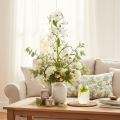 Kunstig hvit lilje med lang blomstrende gren, dekorativ, 80 cm | Floristik24.no