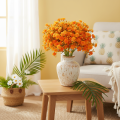 Kunstig babypust oransje gren til blomsteroppsatser 30 cm 10 stk | Floristik24.no