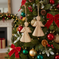 Englefigur til å henge på juletreet, 10 cm, 12 deler | Floristik24.no