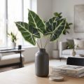 Alocasia Elephant Ear Arrow Blad Kunstige Planter Grønn 55cm | Floristik24.no