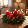 Stråkrans 30/4 cm 10 stk - Ideell for håndarbeid, dekorasjon, adventskranser, høst, påske | Floristik24.no