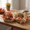 Stråkrans til dekorasjon og blomsterhobbyideer, 18 cm, 2 stk. | Floristik24.no