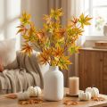 Kunstig gren lønn oransje rød deco gren høstdekor 60cm | Floristik24.no
