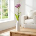 Kunstig blomster papegøye tulipan kunstig dekorativ tulipan lilla 63cm | Floristik24.no