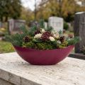 Plantebåt dekorativ skål skål Berry 38,5cm×12,5cm×13cm | Floristik24.no