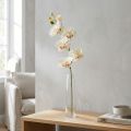 Orkidé Phalaenopsis kunstig 6 blomster kremrosa 70cm | Floristik24.no