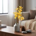 Liten orkide Phalaenopsis kunstig gul 30cm | Floristik24.no