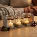 Rustikk glassbeholdersett i