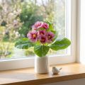 Primroser Kunstige Blomster Cowslips Rosa H25cm | Floristik24.no