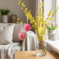 Dekorativ oppheng påskeegg gul/rosa/rød craquelure Ø8,5cm 3 stk. | Floristik24.no