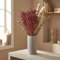 Tørt gress Tørket lin Gammelrosa H50–55cm 80g | Floristik24.no