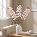 Kunstig orkidé Rosa Phalaenopsis Real Touch 58cm | Floristik24.no