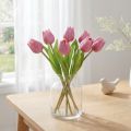 Blomsterdekorasjon Tulipaner Kunstige Blomster Lilla 20cm 6 Stk | Floristik24.no
