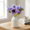Kunstig blomsterbukett: Anemone, Windflower, Blå, Lilla, L28cm | Floristik24.no