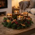 Telysholder for rustbelegg Ø3,8 cm H10,5 cm 4 stk | Floristik24.no