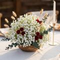 Hvit Gypsophila kunstig L30cm 12stk | Floristik24.no