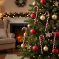 Juletrepynt godteri stokk 18cm 12stk | Floristik24.no