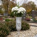 Gravvase polyresin englemotiv vase for plugging i H29cm | Floristik24.no