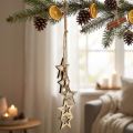 Dekorativ trehenger stjerne 50cm natur 1 stk | Floristik24.no