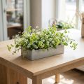 Skål firkantet grå 20cm x 10,5cm H5cm | Floristik24.no