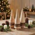 Mini juletre tre dekorasjon naturlig bordpynt H13,5cm 3 stk | Floristik24.no