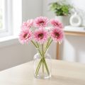 Kunstige gerberablomster til hagen, rosa, 47 cm, 6 stk. | Floristik24.no