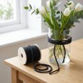 Jutesnor svart, pyntesnor, naturlig jutefiber, pyntetau Ø8mm 7m | Floristik24.no