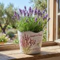 Plantekar plast lavendel blomsterpotte Ø13,5cm H12cm | Floristik24.no