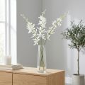 Orkideer kunstige Oncidium kunstige blomster hvite 90cm | Floristik24.no