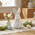 Påskehare-figur Shabby Chic Kanin tenker hvit 11×9×20,5 cm | Floristik24.no
