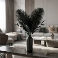 Dekorative strutsefjær svarte fjær 38-40cm 2 stk | Floristik24.no