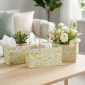 Gavepose med håndtak gavepose mønstret 24×12×12cm 6stk | Floristik24.no