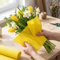 Florist Crepe Paper Gul 50x250cm | Floristik24.no