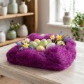 Sisalgress for håndverk, håndverksmateriale naturmateriale lilla 300g | Floristik24.no