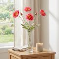 Valmuer Kunstrosa Kunstige Blomster Ø6–7cm L78cm 3stk | Floristik24.no