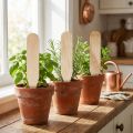 Hagestaker bedstaker i tre til urter &amp; Co 10cm 12stk | Floristik24.no