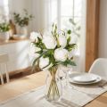 Kunstig blomsterbukett med roser for stilig borddekorasjon, 31 cm, 3 stk. | Floristik24.no