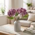 Kunstige hortensiaer lilla kunstige blomster hortensia 34 cm 2 stk | Floristik24.no