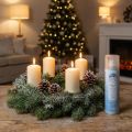 Sølvspray snøspray glitter for vinduer og vinterdekorasjon 150ml | Floristik24.no