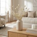 Tørt gress kunstig pampas gress allium krem, beige H60cm | Floristik24.no