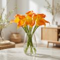 Mini calla kunstgul 28cm 12 stk | Floristik24.no