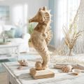 Dekorativ sjøhestved stor, maritim dekorasjon H38cm | Floristik24.no