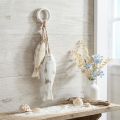 Fisk laget av mangotre for oppheng Shabby Chic 19,5/15,5/10 cm | Floristik24.no